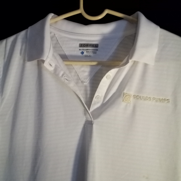 Men's White Polo Zorrel Polo Shirt  New W/O TAGS - Picture 1 of 8